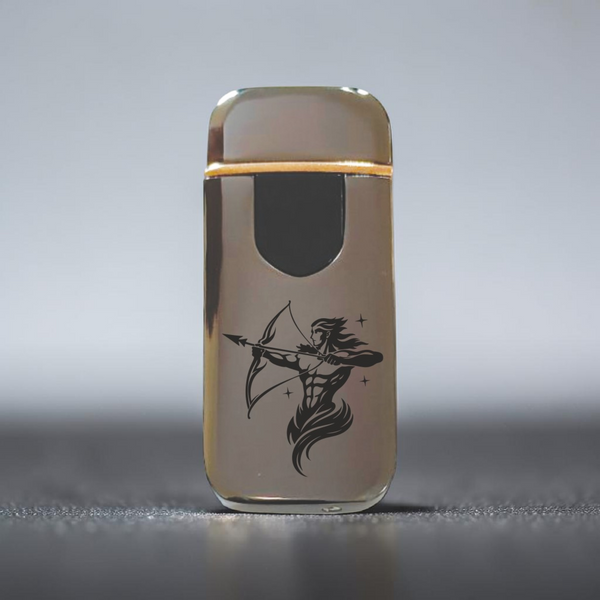 Преміальна електро запальничка Стрілець - USB спіральна безполум&rsquo;яна в подарунковій коробці. Знак зодіака Стрілець ZSL_27 фото