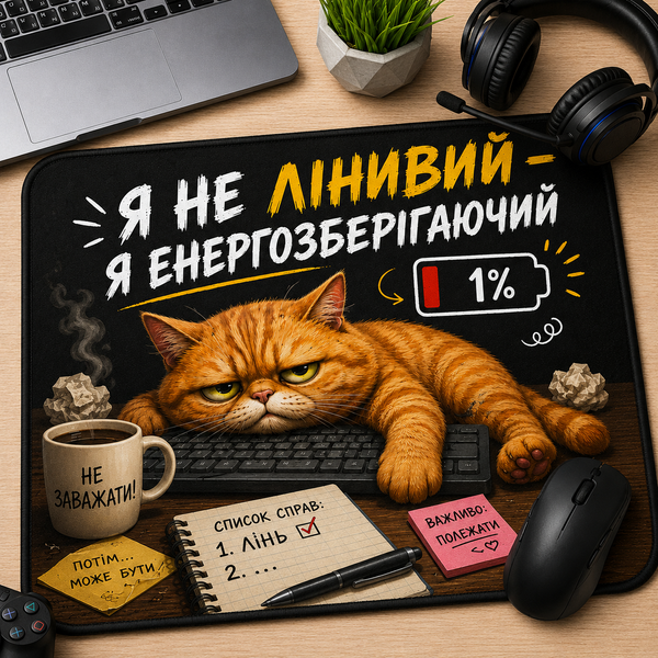 Килимок під мишку (середній розмір) 220&times;180 мм з Вашим дизайном YDZ016 фото