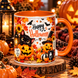 Кружка на Хэллоуин &mdash; керамическая кружка с принтом Halloween, тыква, ведьмочка, привидение KWH008 фото 3