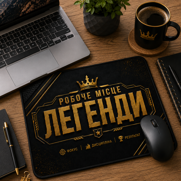 Коврик под мышку (средний размер) 220&times;180 мм с оригинальным дизайном "Место Легенды" MP003 фото