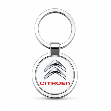 Металевий брелок Citroen Сітроен / Брелок для ключів автомобіля / Автомобільний сувенір / Подарунок автомобілісту ZSМ_13 фото