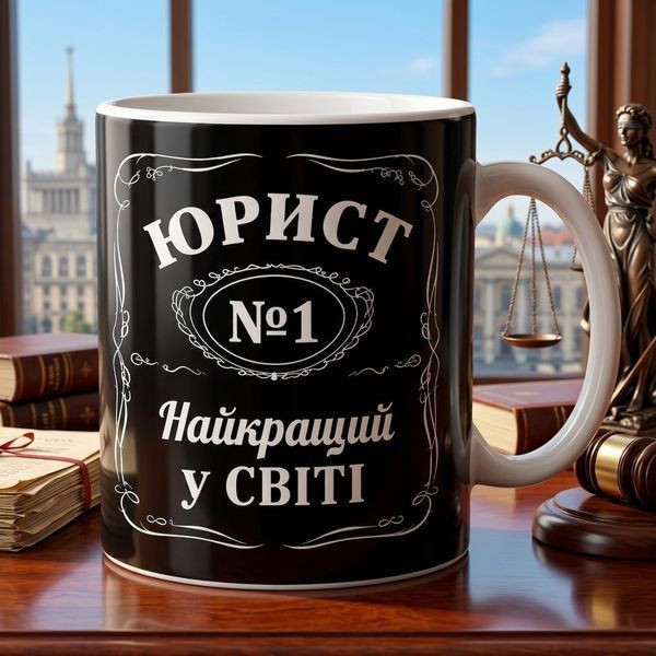 Подарунковий набір для Юриста "Найкращий юрист" | Чашка, кава, чай, солодощі | подарунок юристу, адвокату до Дня юриста 1137 фото