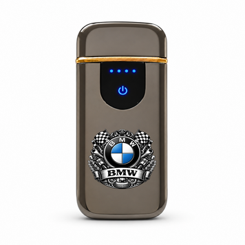 Преміальна електро запальничка із зображенням BMW БМВ - USB спіральна безполум&rsquo;яна в подарунковій коробці ZSL_84 фото