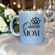 Глітерна керамічна чашка Queen Mom, для Мами/Матері/Матусі - Подарунок Мамі (330 мл) GL_B_023 фото 9