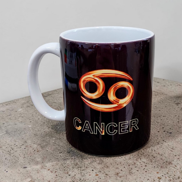 Керамічна чашка Знак Зодіаку Рак- Подарунок Раку, стильна кружка з принтом Cancer ВZS_04 фото