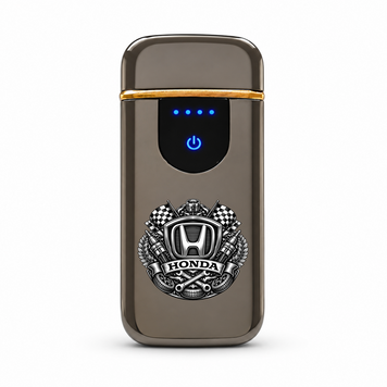 Преміальна електро запальничка із зображенням Honda - USB спіральна безполум&rsquo;яна в подарунковій коробці ZSL_64 фото