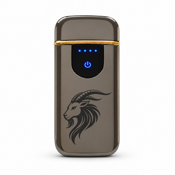Преміальна електро запальничка з зображенням Козеріг - USB спіральна безполум&rsquo;яна в подарунковій коробці. Знак зодіака Козеріг ZSL_33 фото